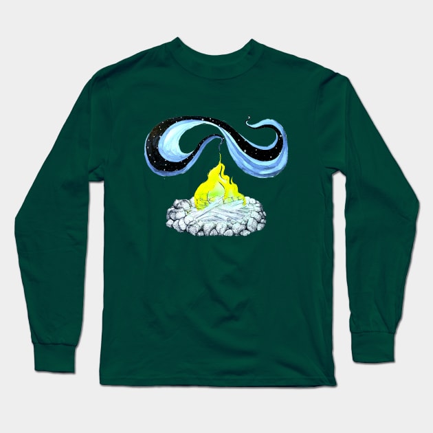 Under the Stars Long Sleeve T-Shirt by bridgetrolljess